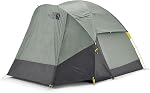 THE NORTH FACE Wawona 4 Tent - Four-Person Camping Tent, Water Repellent, Spacious & Easy to Set Up, Attached Vestibule, Agave Green/Asphalt Grey, One Size