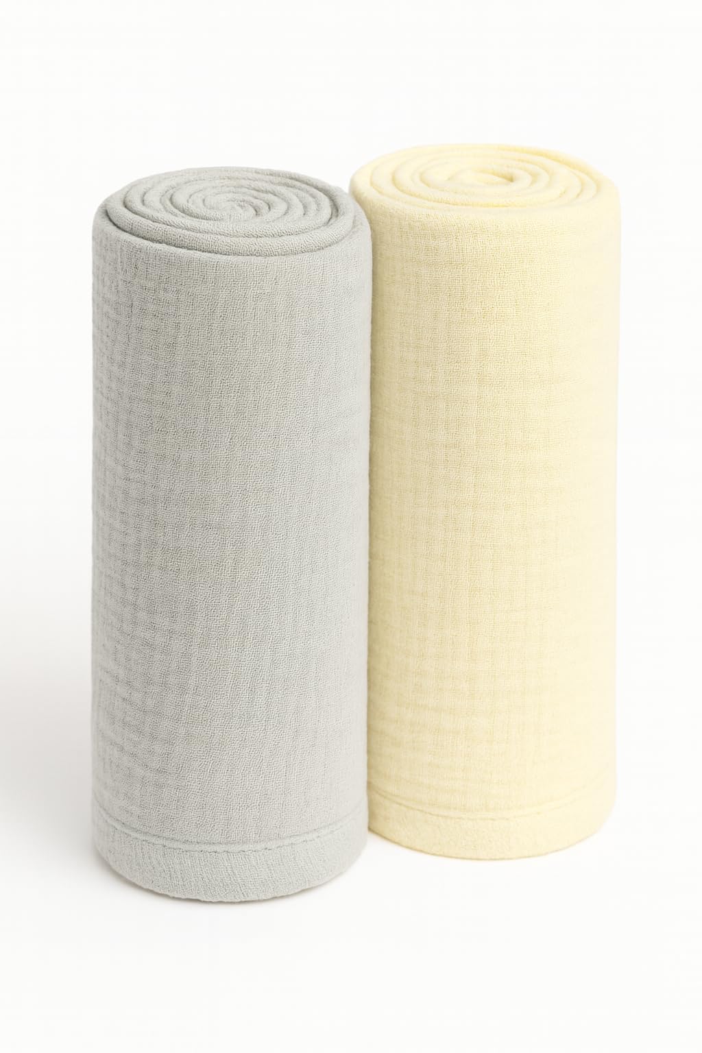 Mantas de muselina ultrasuaves para recién nacidos, 100 % algodón, paquete de 2, manta de muselina, manta de recepción de bebé de 47 x 47 pulgadas, perfecta para niños y niñas