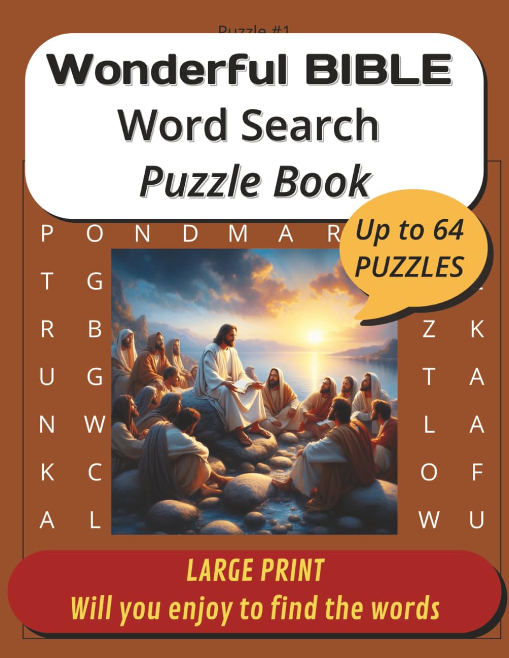 Wonderful Bible Word Search Puzzle Book