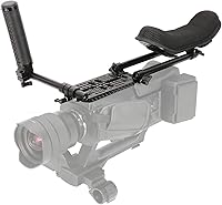 Vista 1 de NICEYRIG Kit de montaje en hombro de 0.59 pulgadas, soporte universal para cámara de video DSLR, sistema de soporte de varilla de 0.591 in para Sony