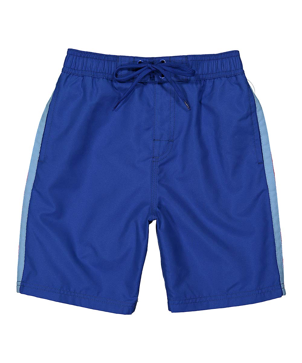 Kanu Surf Boys' Reflection Quick Dry UPF 50+ Beach Swim Trunk, Tivoli Royal, Medium (10/12)