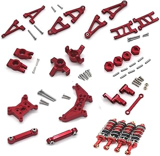 ZDingTech Upgrade Metal RC Parts for 1/14 MJX Hyper Go 14301 14302 Parts,for Hyper GO 14301 Upgrade Parts (A2 Upgrade All Metal Kit-11-In-1)
