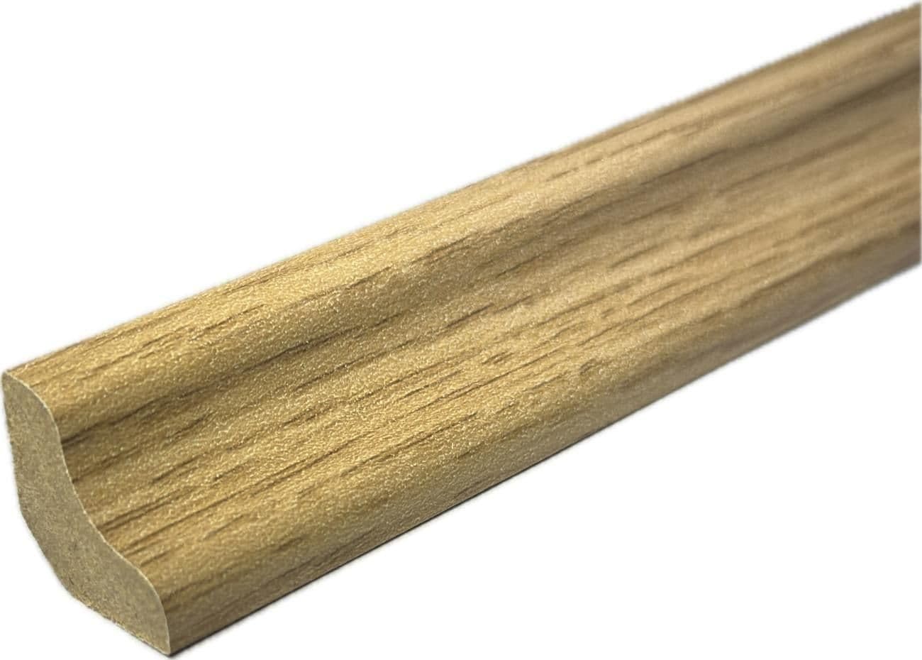 Laminate & Wood Floor Scotia Beading 818 Ash Grey (2.4m Length - 18mm Scotia) (Light Oak, Pack of 5)