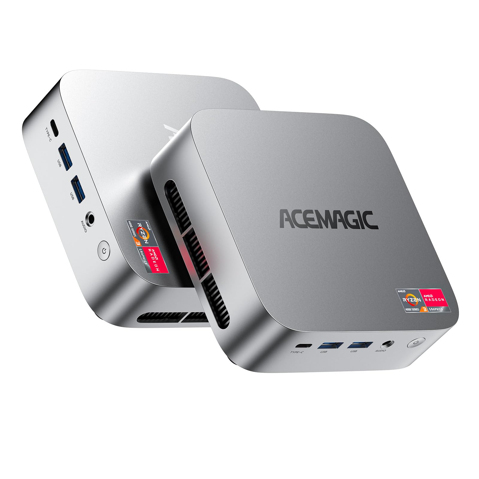 ACEMAGIC Kron Mini K1 Mini PC, AMD Ryzen 4300U Windows 11 Pro Mini