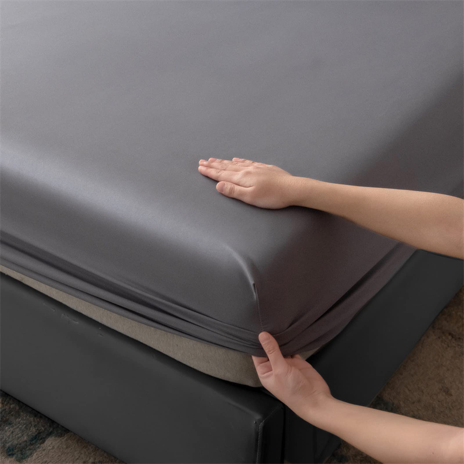 Sábana bajera ajustable para colchón profundo, impermeable, con aislamiento urinario, con bolsillo profundo, se adapta a colchones de hasta 30 cm de profundidad, adecuada para todas las estaciones,