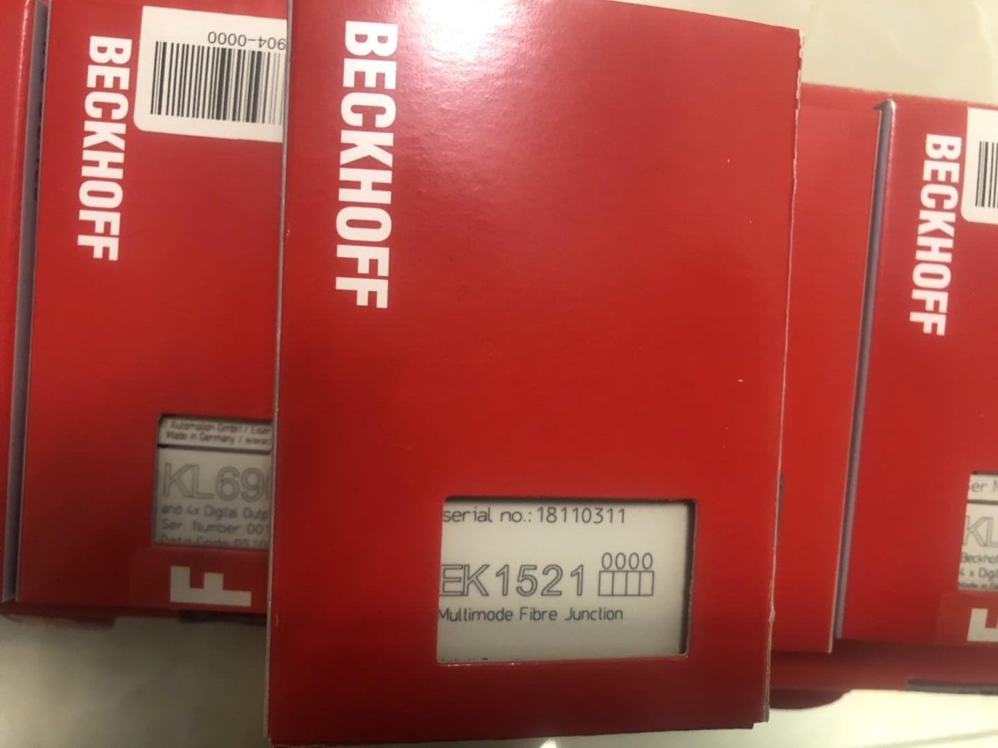 EK1521 Remaining unutilized Spare Parts for Projects