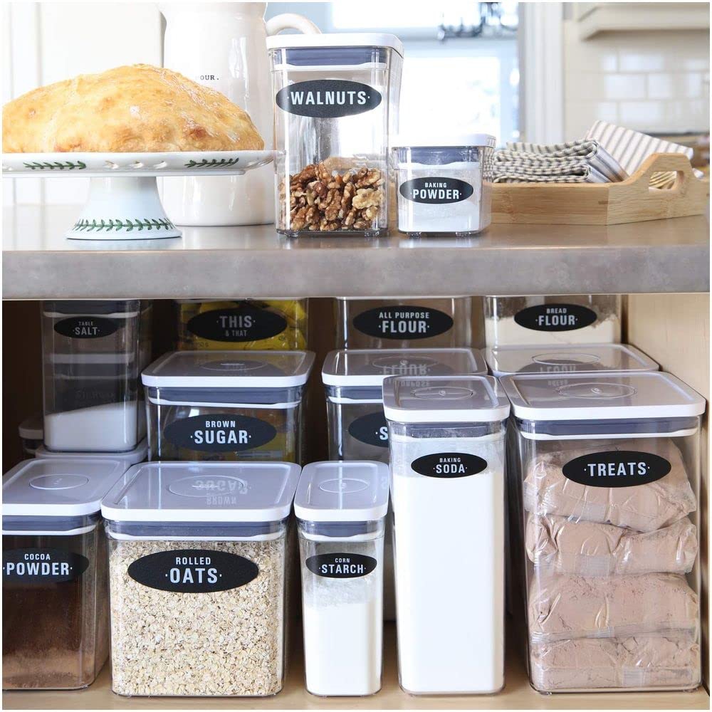 Talented Kitchen 158 Chalkboard Pantry Labels 158 Kitchen Pantry Names