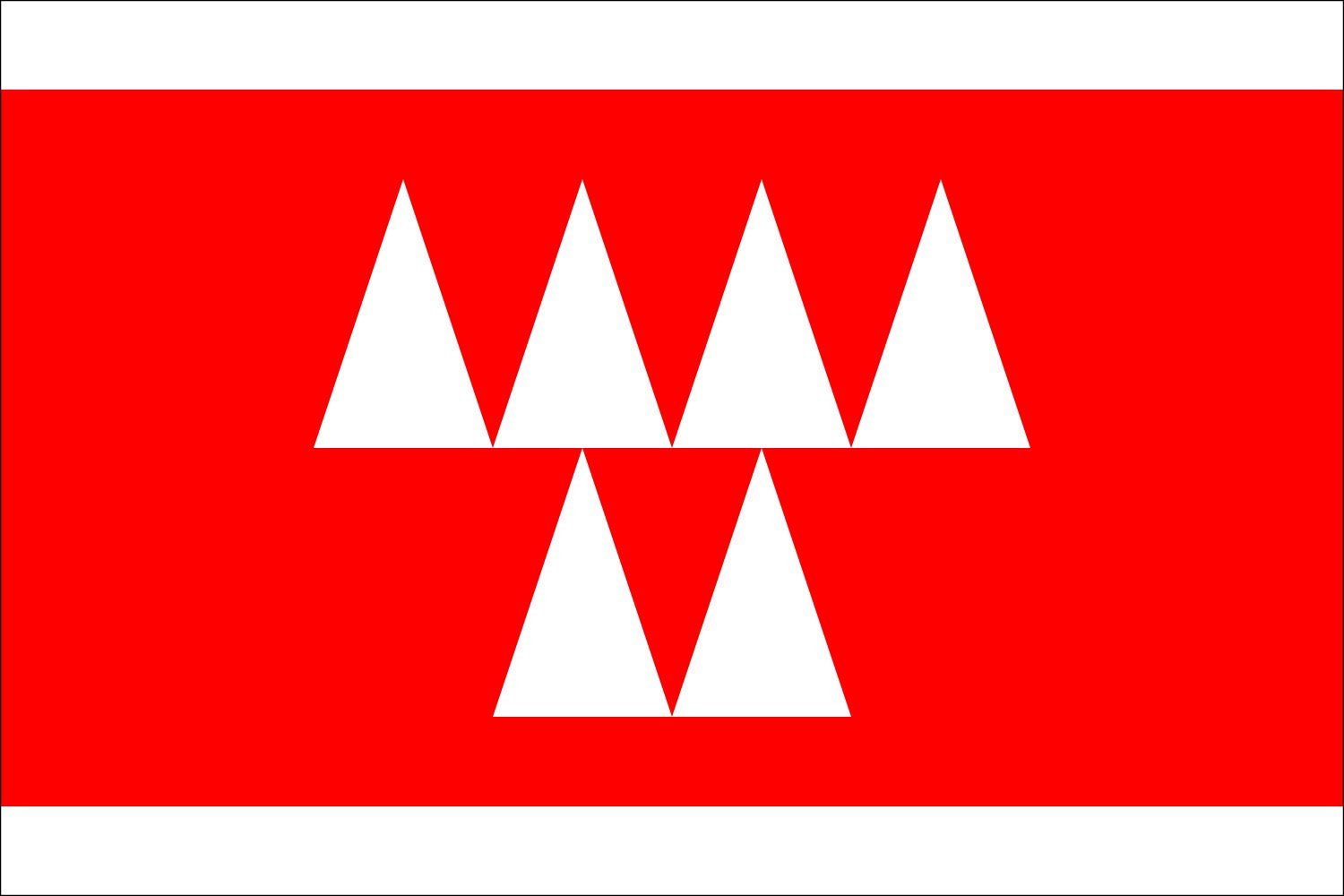 Drapeau Mohelnice grand format résistant aux intempéries pour mât
