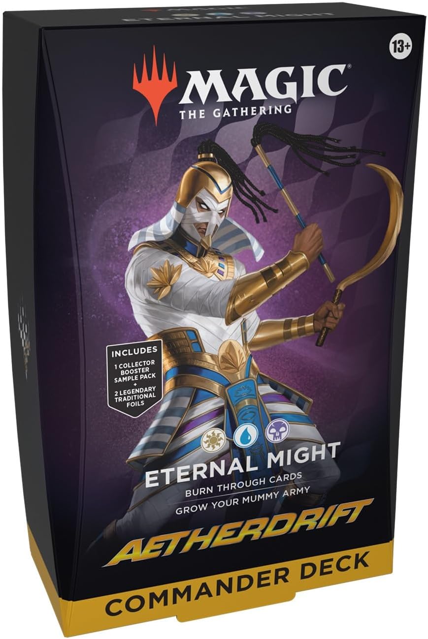 Magic The Gathering Aetherdrift Commander Deck Eternal Might White/Blue/Black (SD2)
