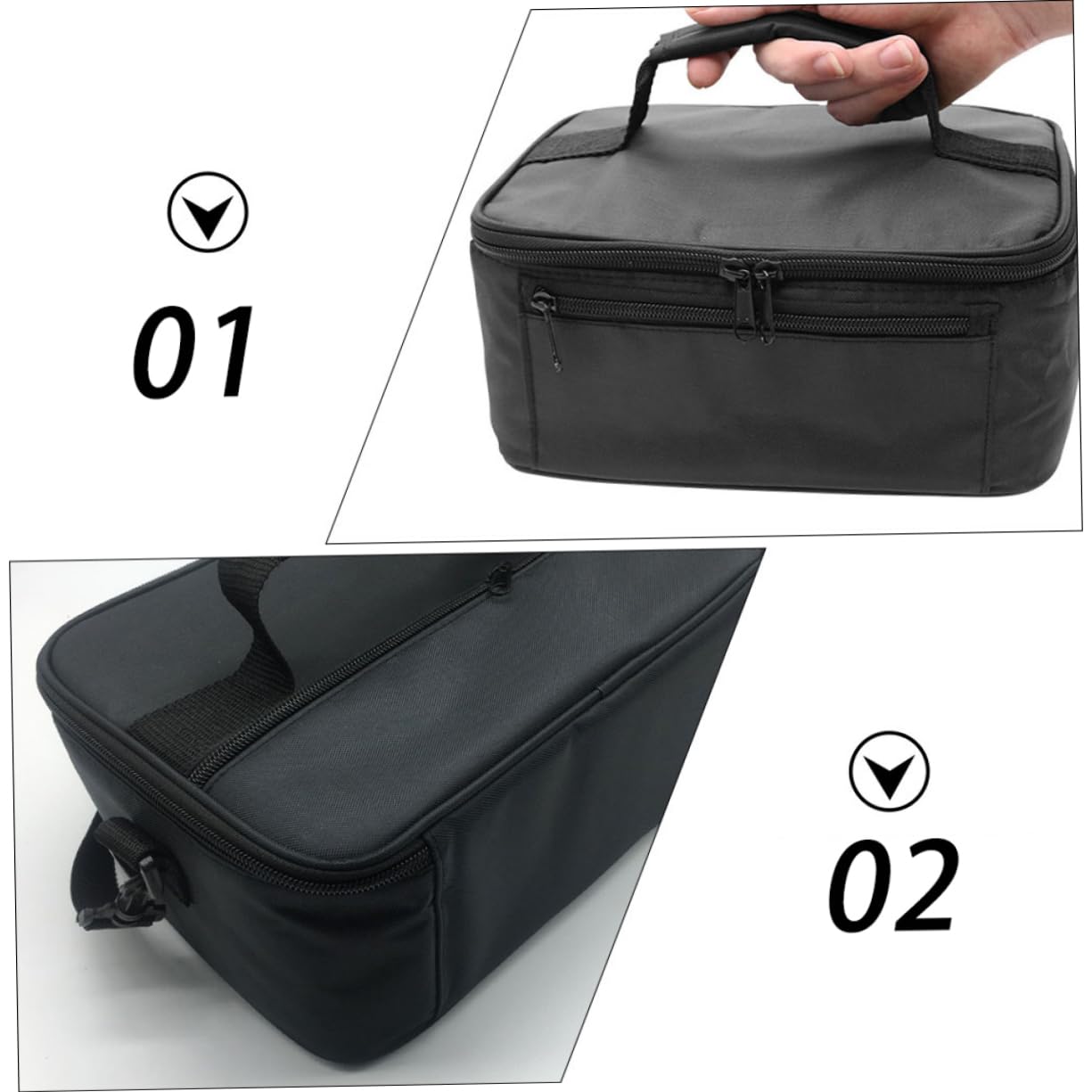 LABRIMP Bolsa Bento Térmica de 20l Mango y Forro de Aluminio para Escuela y Camping