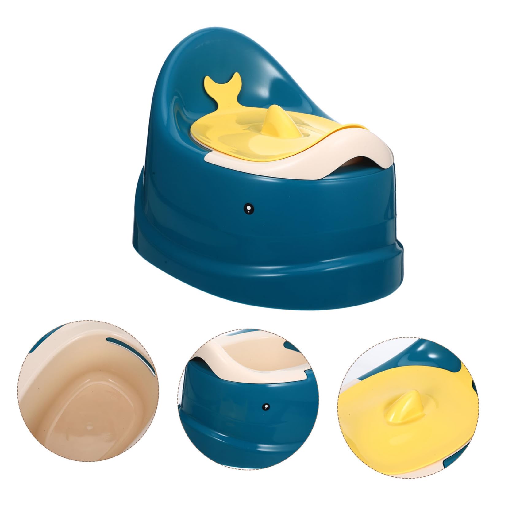 ERINGOGO Inodoro Reutilizable de Entrenamiento para Ir al Baño de Material PP y Ligero para Niños Pequeños Adecuado para Uso en Casa y Exterior