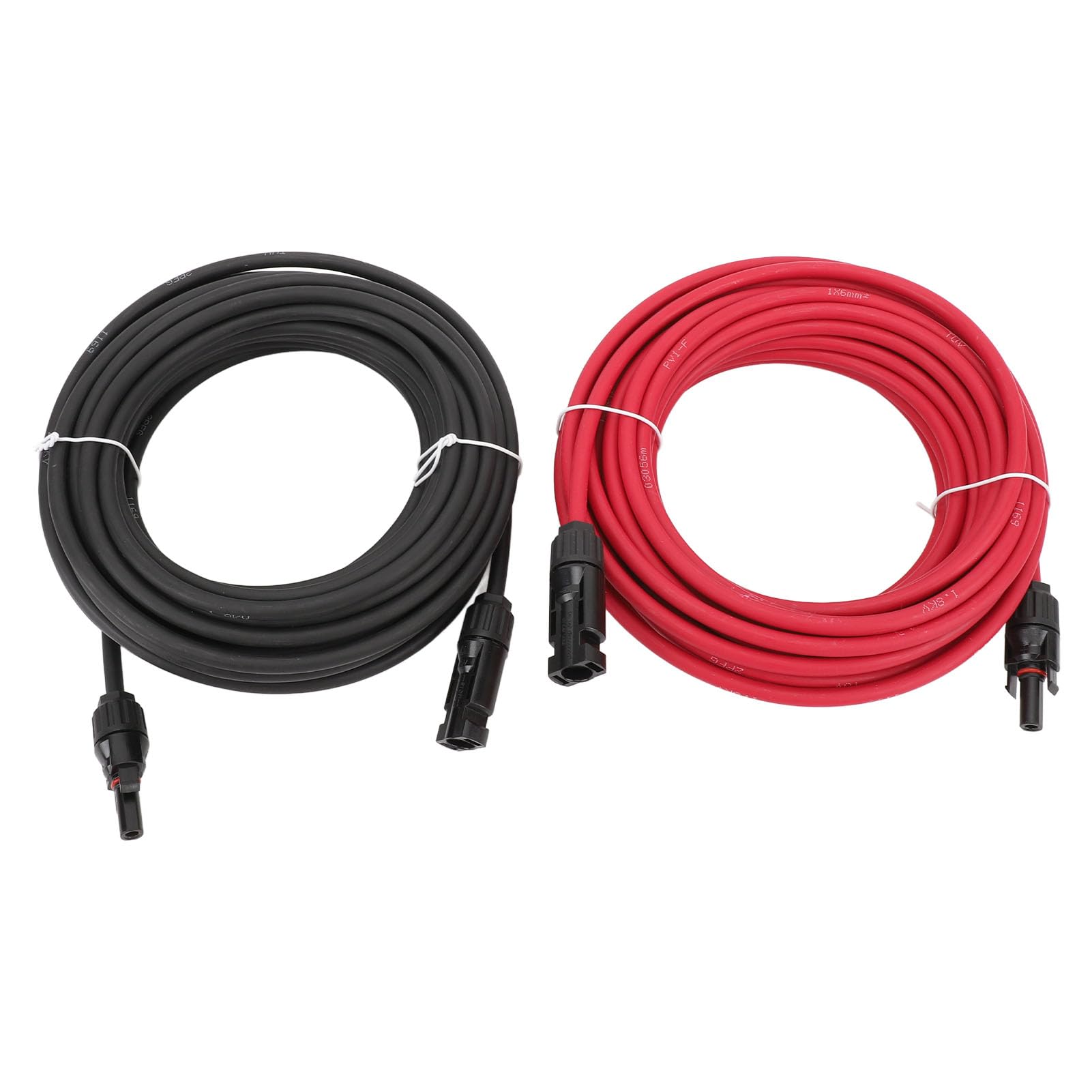 Kabel przedłużający panele słoneczne Xtevu, drut o mocy 40 stóp 10AWG, przewód zasilający słoneczny RV, kabel ładujący ciężarówkę drogową, 2PC Black Red z złączami IP67