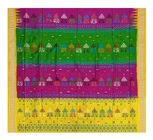 OdiKala pink sambalpuri silk saree – image 4