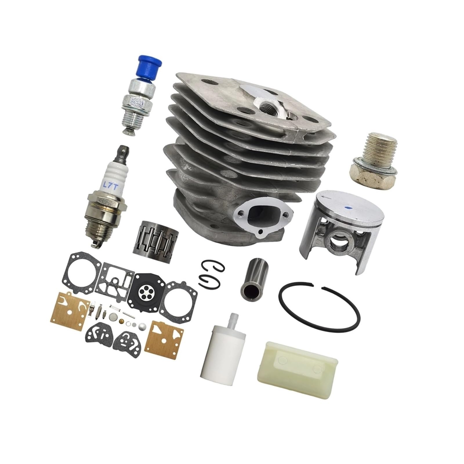 Kit cylindre piston 45mm avec roulement pour moteur tronçonneuse 154 254