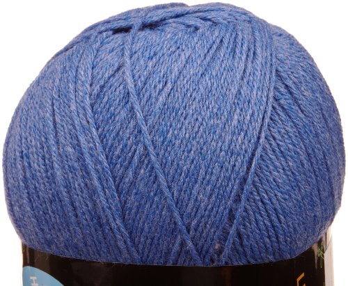 Image of Lion Brand Pound of Love, Value Yarn for Knitting and Crocheting, Large Craft Yarn, Denim (Pack of 2)