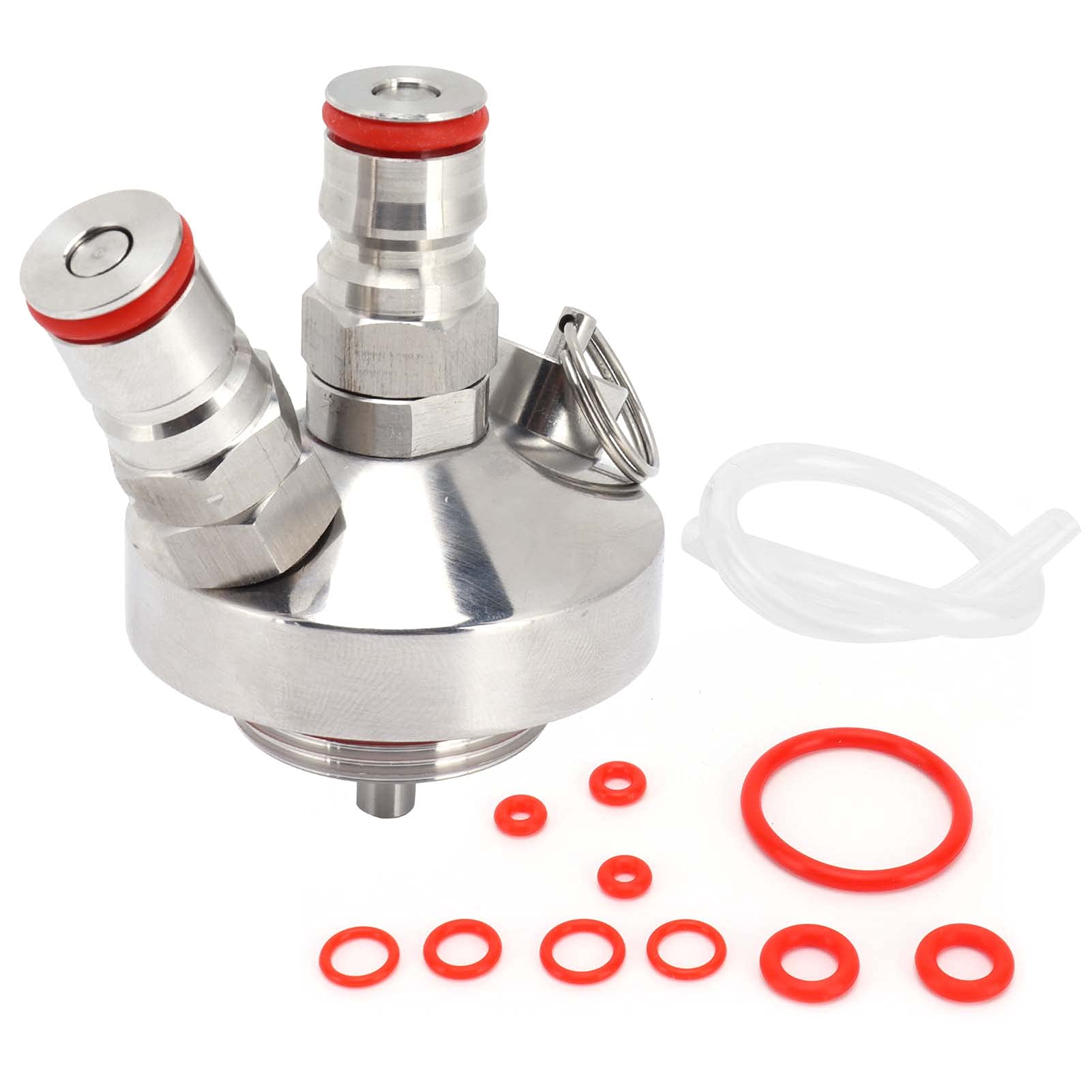 Kikumi Mini Barril Dispensador de Cerveza Kit de Acero Inoxidable para