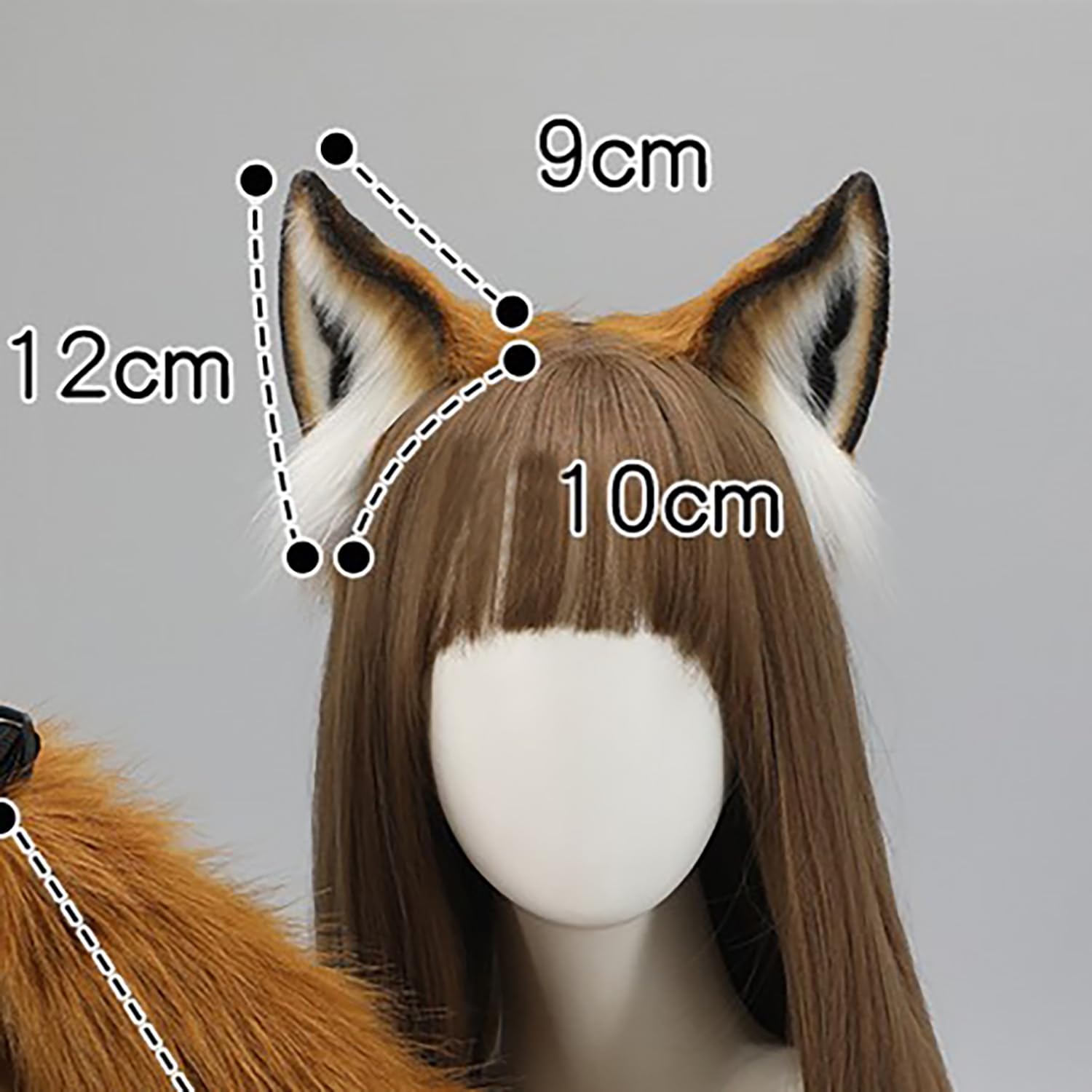 Faylay Women Cosplay Bunny Ears Rabbit Headband Animal Ears Furry Bunny Ears Party Accessories