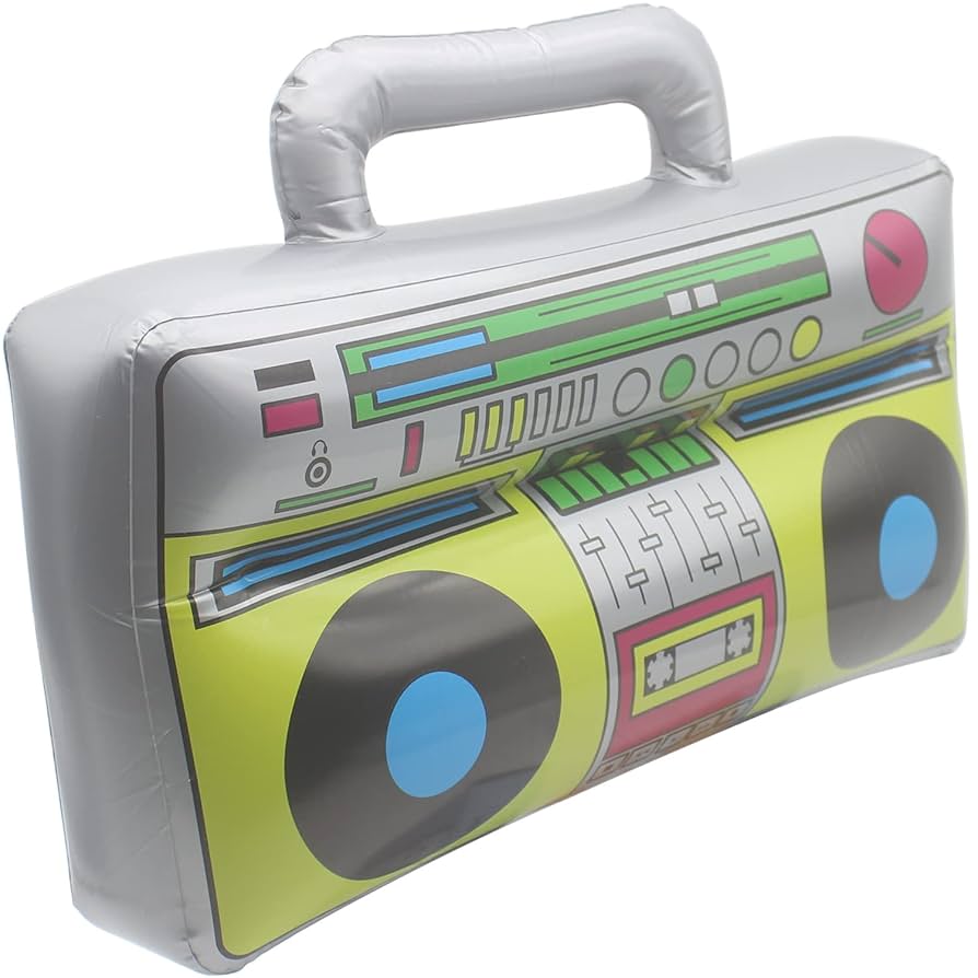 Amazon.com: LYMGS 16 Inch Inflatable Boombox Radio Party Toy