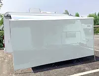Tentproinc Toldo para trailer, protetor solar, 19 x 48 cm, 7 cm (adequado para toldo de 20 pés), protetor solar, trailer, acampamento, trailer, bloco de proteção UV, brilho UV, 3 anos de garantia