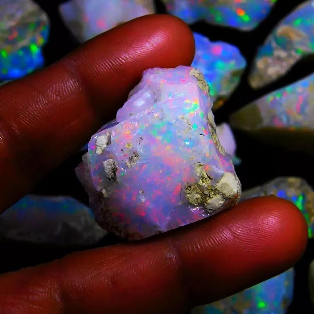 200.6 Ct Natural Opal Multi Color Rough A+ Grade Uncut Gemstone for Jewelry Making, Crystal Healing & Collecting Quality Crystal Stone