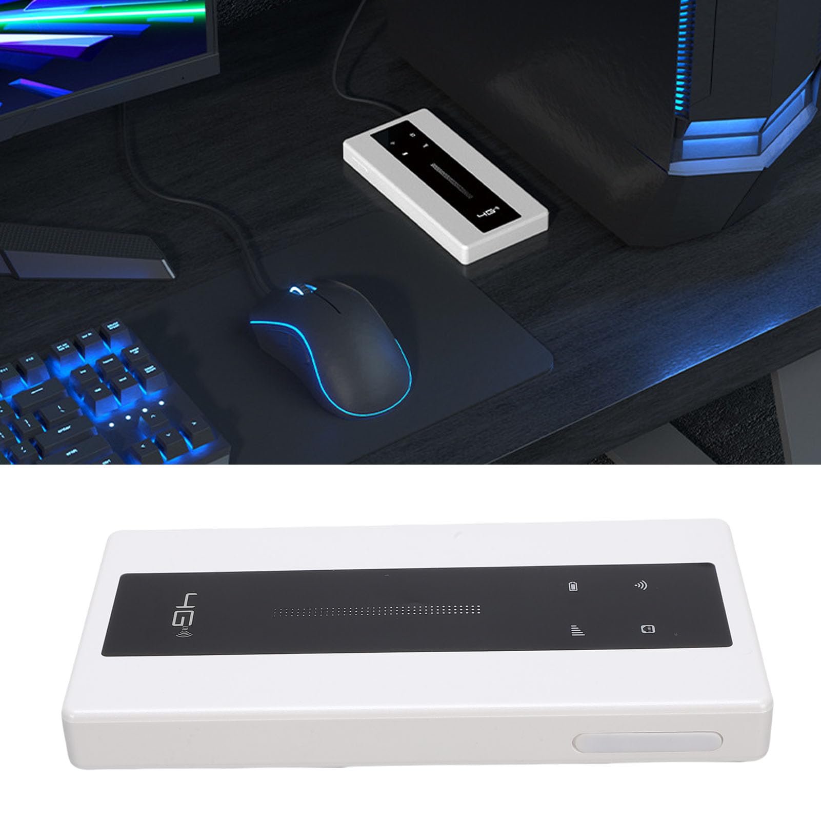 Routeur de Voyage Portable 4G LTE, compatibilité Mondiale, 10 Utilisateurs Wi-FI, Batterie 10 000 MAh, Port LAN RJ45 WAN, pour Camping-Car de Voyage avec Conversion Ethernet vers Wi-FI