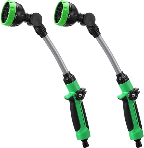 Meanplan 2 Pack Watering Wand, 20 Inch Garden Hose Wand, 8 Spray Patterns