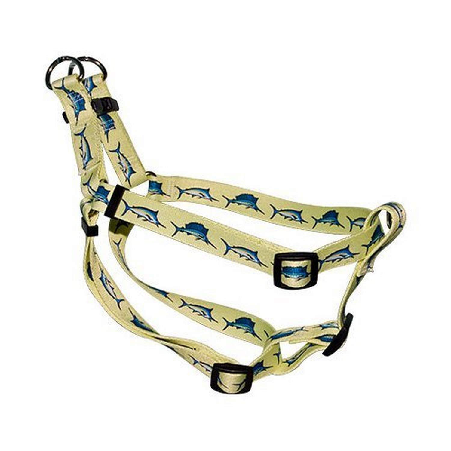 Yellow Dog Design Step-In Harness, Large, Bill Fish