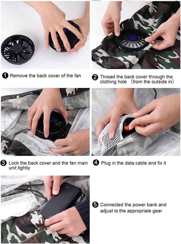 Summer Cycling Cooling Fan Jacket Men Air Conditioned Clothes Motorcycle Women Cooling Fan Clothes Shirts Hiking Fishing