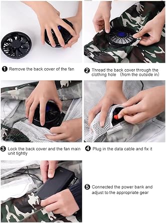 Hot Weather Motorcycle Cooling Vest Men Summer Air Conditioned Clothes Women Cooling Fan Jacket Cycling Cooling Fan Clothes