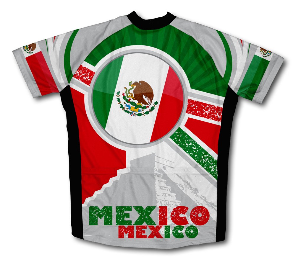 ScudoPro Mexico Short Sleeve Cycling Jersey for Women - Size 2XL Red