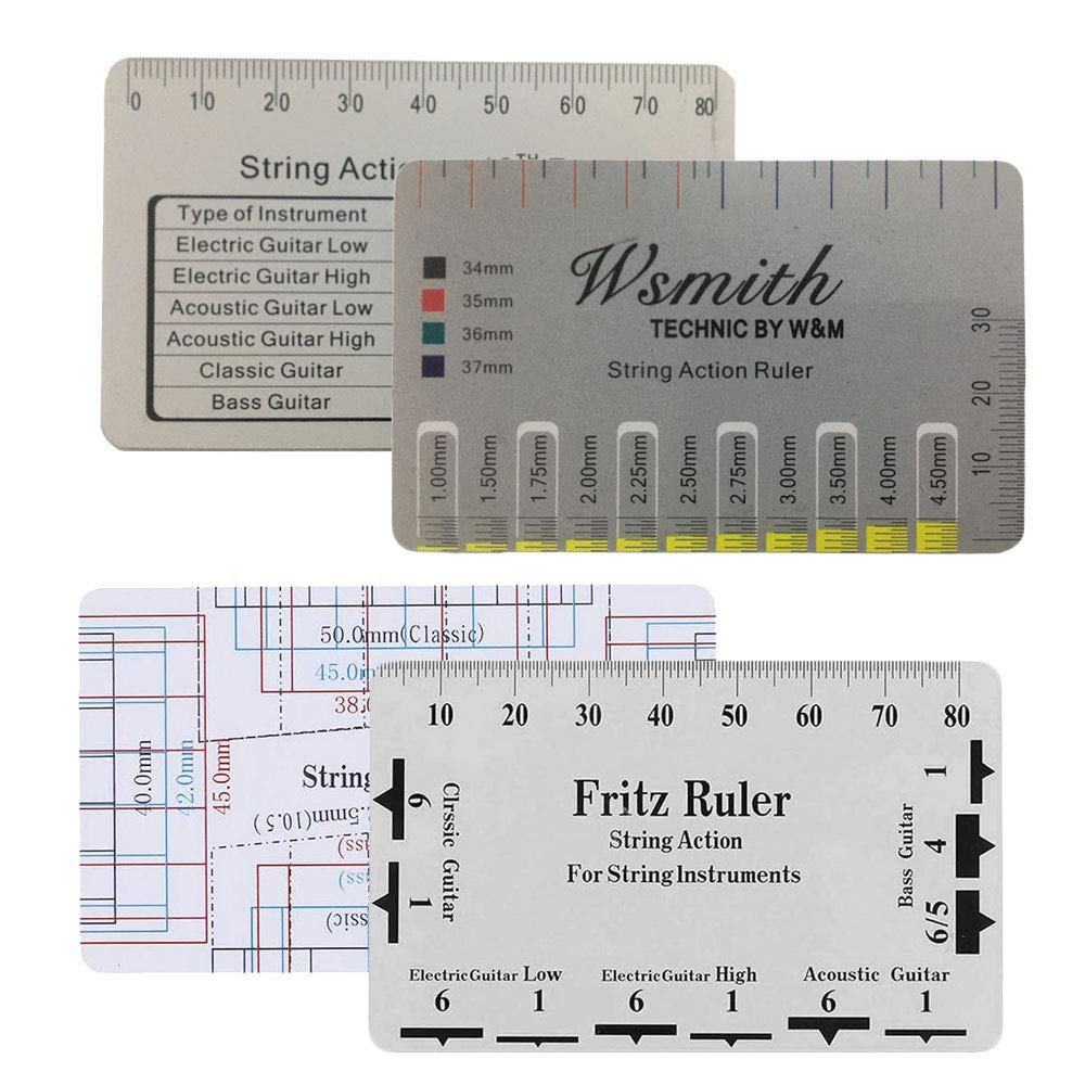 String Action Ruler - Guitar & Bass Tool -1