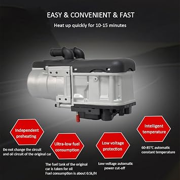 ボートのキャラバンのキャンピングカーのキャンピングカーのトレーラーのためのリモート コントロールが付いている 5KW ディーゼル水駐車ヒーターの Hydronic ヒーター,12v