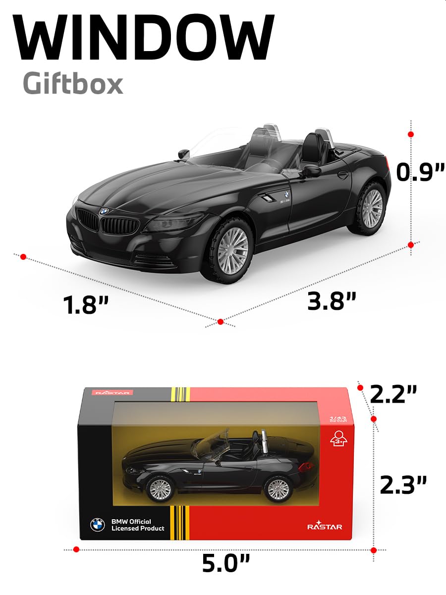 Amazon.com: RASTAR 1/43 Diecast Model Car for BMW Z4, Durable