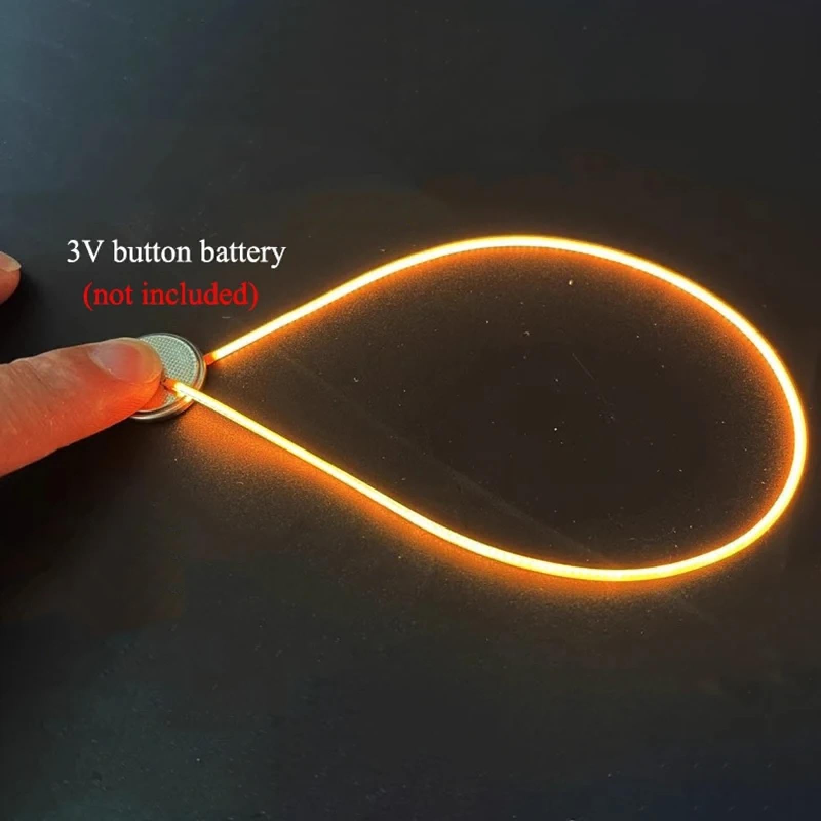 Elastyczny filament Led 6 szt. Led DC 3 V Edison Bulb Parts giętkie akcesoria do żarówek Led elastyczne akcesoria oświetleniowe 450 mm czerwony