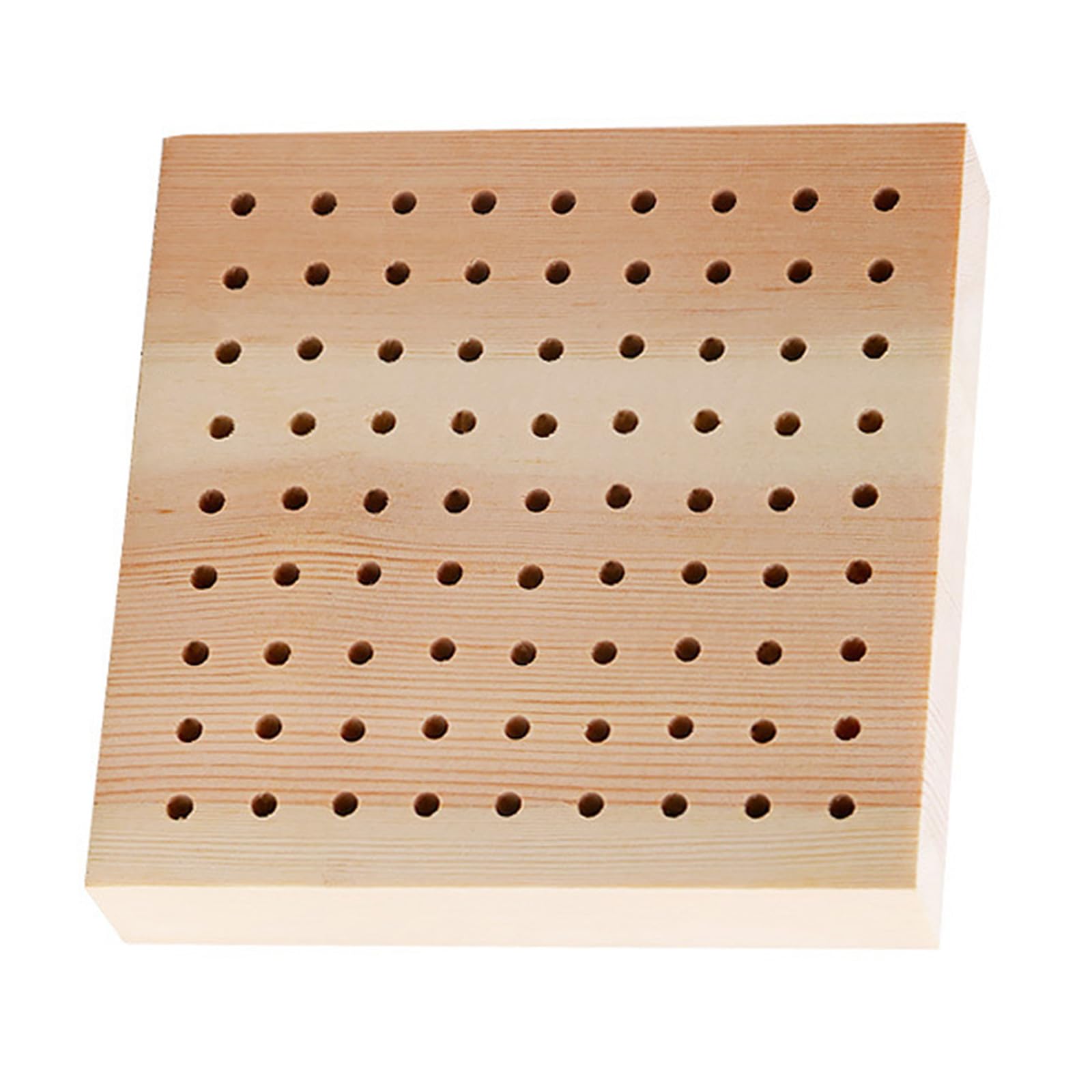 Hsioluted Ceramic Display Stand for Showcasing Figurines 81 Holes 61 Holes Wood Clay Drying Stand Slip Resistant Base Figurine Display