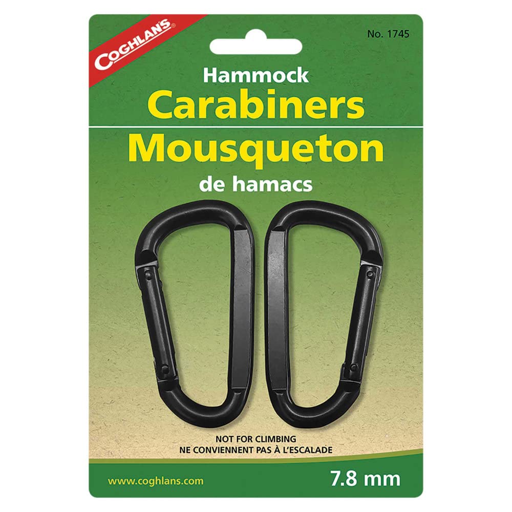 Coghlan's Hammock Carabiners Black, One Size, 1745