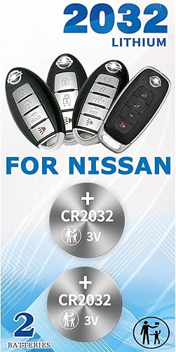 Pilas de repuesto para llavero Nissan Rogue Altima Sentra Versa Pathfinder Murano Maxima Kicks Titan Frontier Infiniti Armada Leaf Juke Quest Smart