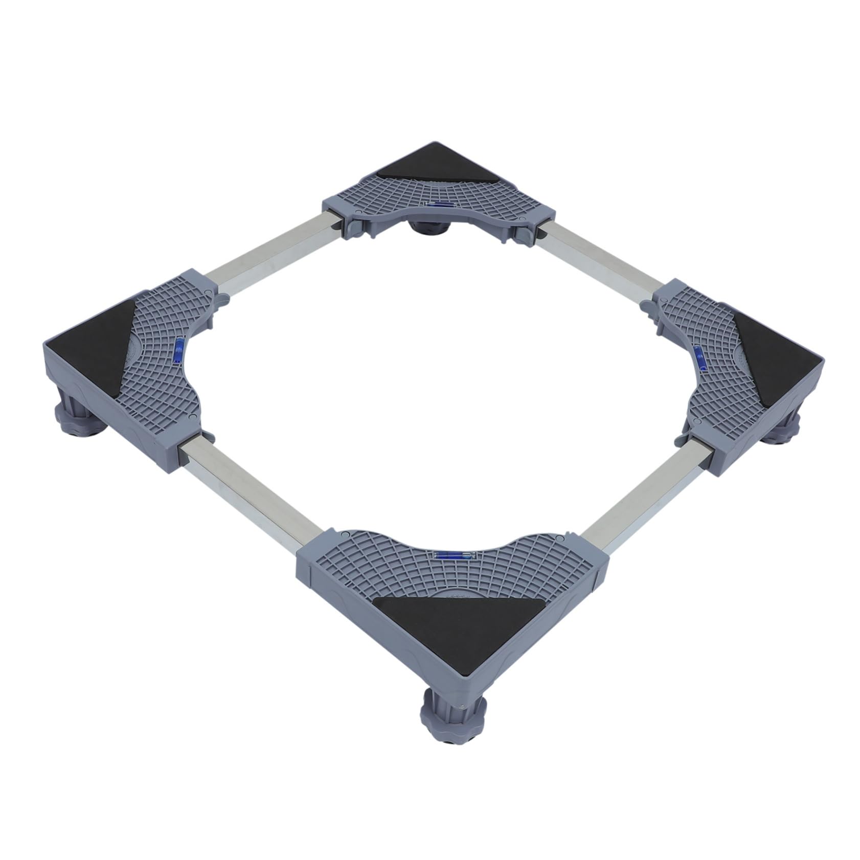 Base de Lavadora Móvil Ajustable de Plástico 4 Pies Resistentes | Ruedas Giratorias con Bloqueo 360°, para Muebles y Secadora, Desmontable y Estable