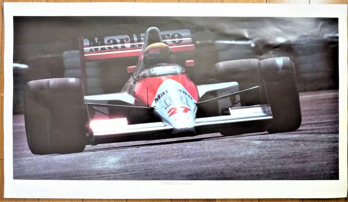 Amazon.co.jp: ホンダ製ポスター ホンダF1 1990年マルボロマクラーレン