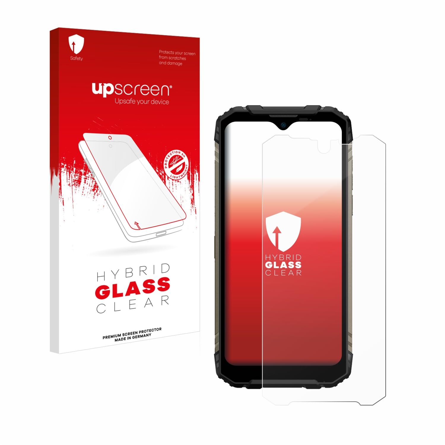 Upscreen Hybrid Glass Pellicola Protettiva Per Doogee S35 – Vetro Flessibile 9H, Anti Impronte, Facile Montaggio