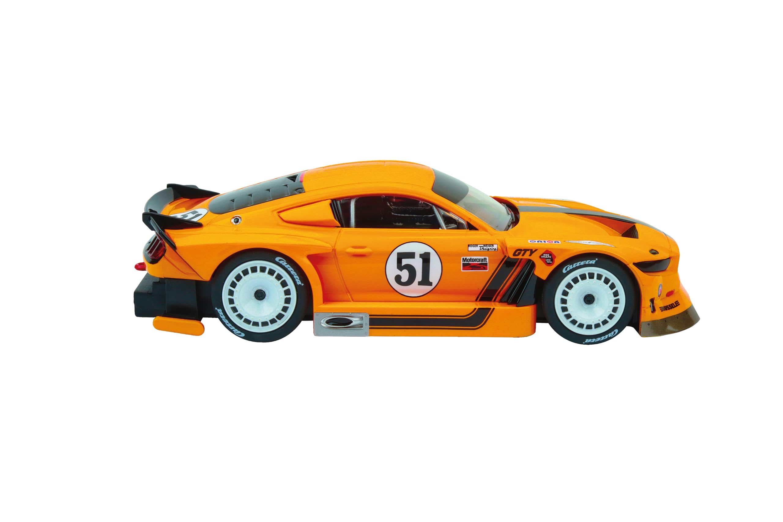 Carrera - 20032027 Digital 132 | Ford Mustang GTY No.51 | Auto für Rennbahn | Rennbahnen und lizensierte Slotcars | bis zu 6 Spieler | Für Kinder ab 8 Jahren & Erwachsene