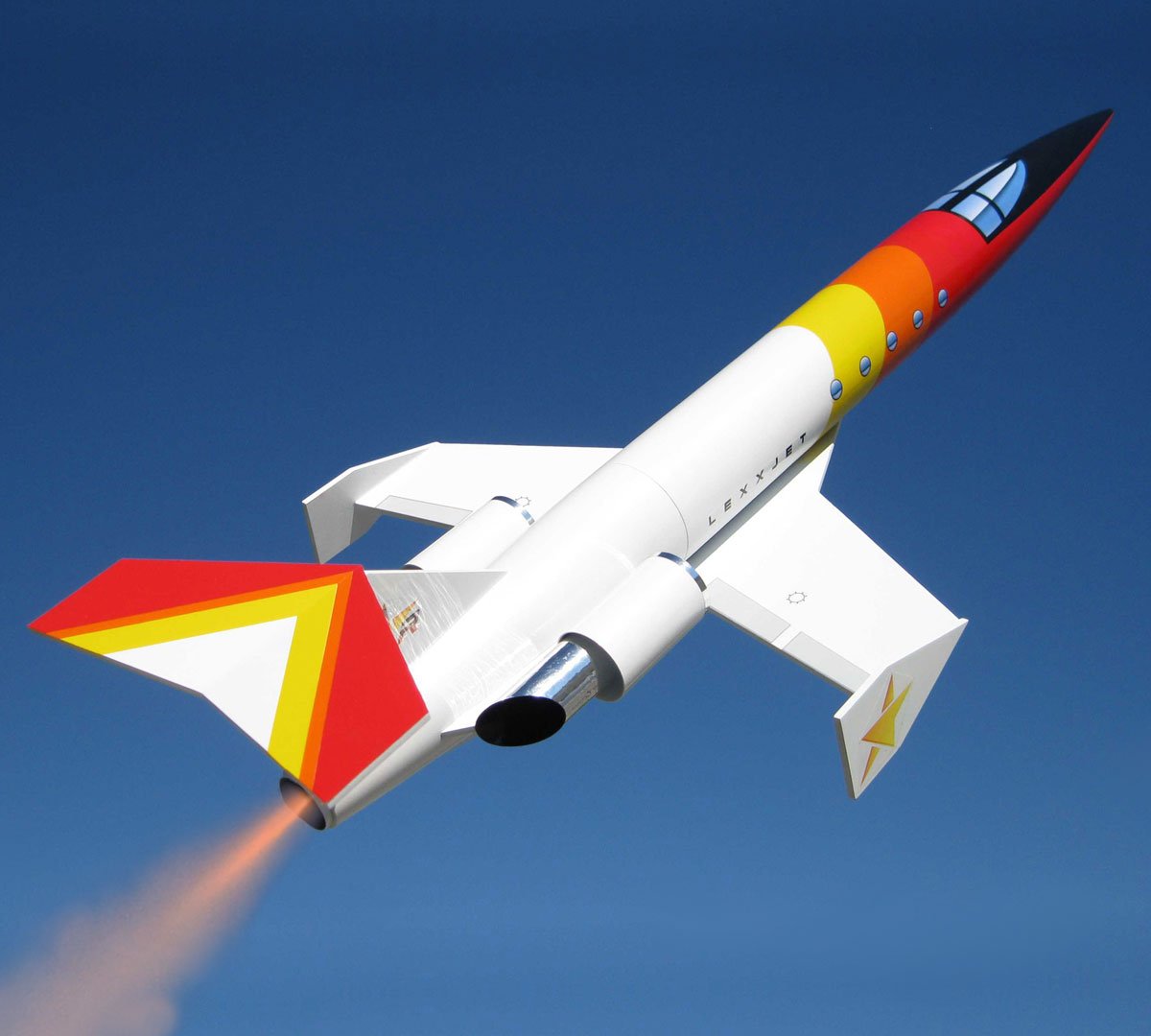 Dynastar Flying Model Rocket Kit LexxJet 5037