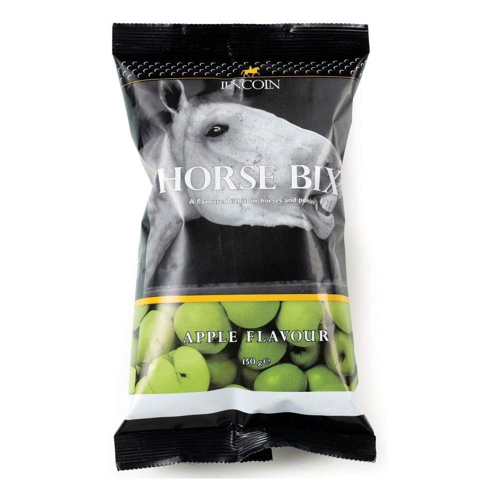 Lincoln Horse Bix Horse Treats Are Naturally Flavoured Treats For Horses And Ponies. Foil Wrapped For Freshness And Flavour 1Kg Bag Is Resealable