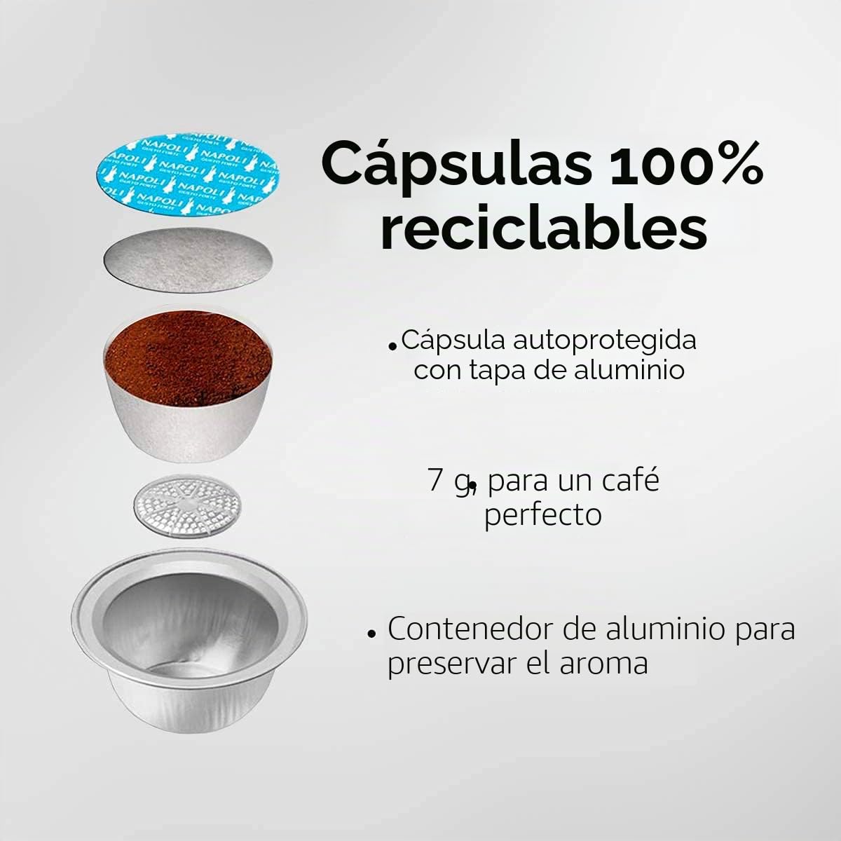 Bialetti Sarribaer, Espresso Café Máquina por Aluminio Cápsulas, 1200W, Rojo