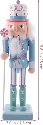 Miniatura 7 de Cascanueces de Navidad Soldado Azul Navidad Cascanueces de madera Ornamento Cascanueces Figuras para Festival de Navidad