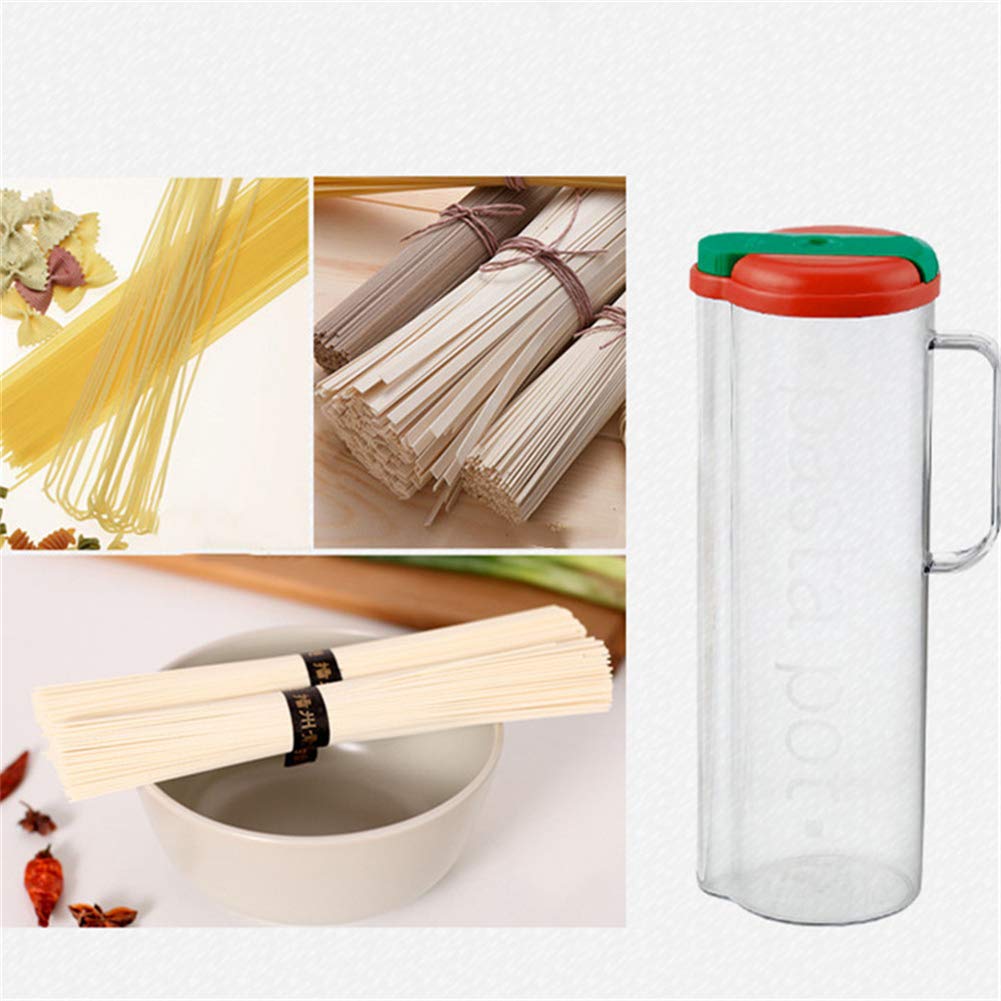 Honoen Spaghetti-Nudel-Teigwaren-Vorratsbehälter, luftdichter Behälter-Getreide-Crisper-Kasten mit verschließbaren Deckeln, langlebig und sicher, Anzug für die Lagerung von Nudeln Küche, Haushalt & Wohnen