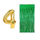 FI - FLICK IN 50 pcs 4th Birthday Jungle Theme Decoration for Boys Dinosaur Safari Animals Curtain Cutouts Dino Animal Banner 4th Birthday Decoration for Boys (Pack of 50, Multicolor) gallery image