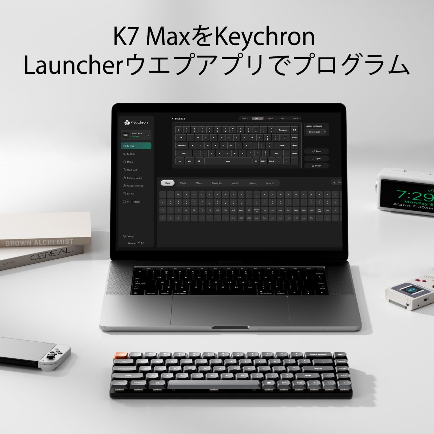 Amazon | 「国内正規品」Keychron K7 Max ワイヤレスメカニカル