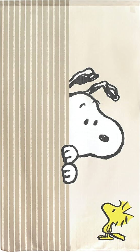 すぬぴん様 Amazon.co.jp: Character Noren Peanuts Look_In_BE 95187, Size
