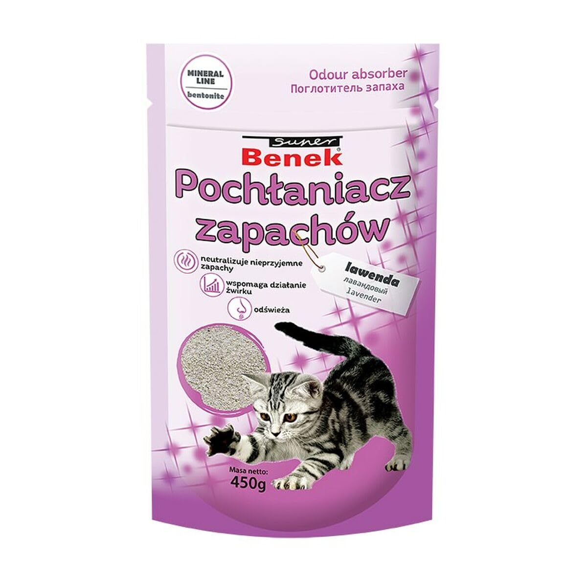 Certech Arena para Gatos Lavanda Eliminación de olores